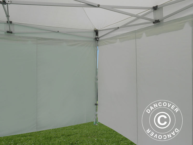 Namiot ekspresowy FleXtents PRO Peak Pagoda 4x6m Biały, mq 8 ściany boczne