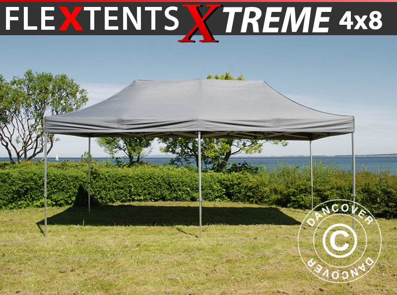 Namiot Ekspresowy FleXtents Xtreme 50 4x8m Szary