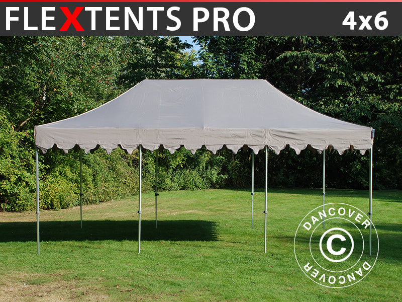 Namiot Ekspresowy FleXtents PRO "Morocco" 4x6m Latte