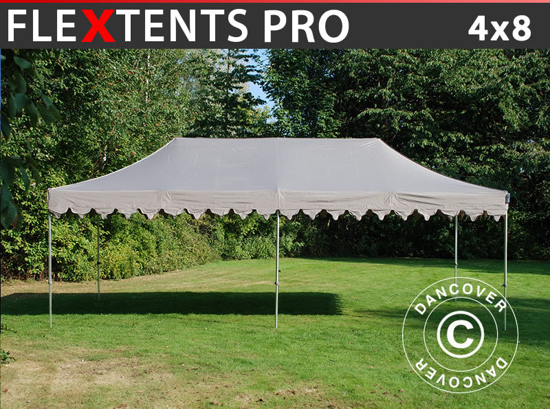Namiot Ekspresowy FleXtents PRO "Morocco" 4x8m Latte