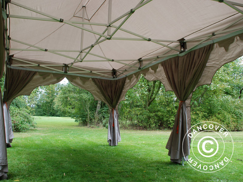 Namiot Ekspresowy FleXtents PRO "Raj" 3x6m Latte/Pomaranczowy