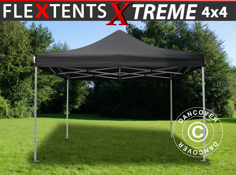 Namiot Ekspresowy FleXtents Xtreme 60 4x4m Czarny
