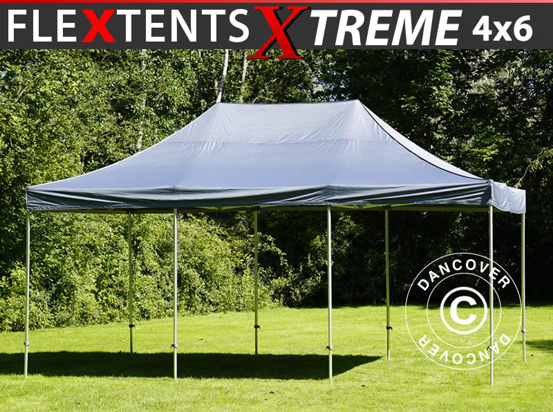 Namiot Ekspresowy FleXtents Xtreme 50 4x6m Szary