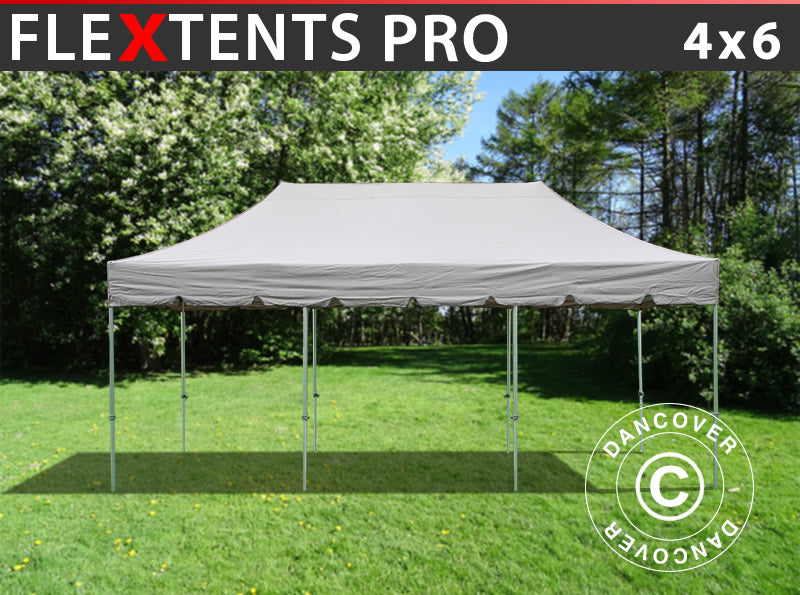 Namiot Ekspresowy FleXtents PRO "Peaked" 4x6m Latte