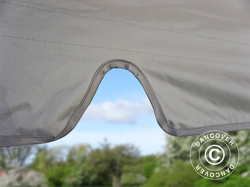 Namiot ekspresowy FleXtents PRO Peak Pagoda 6x6m, Latte, 8 ścian bocznych