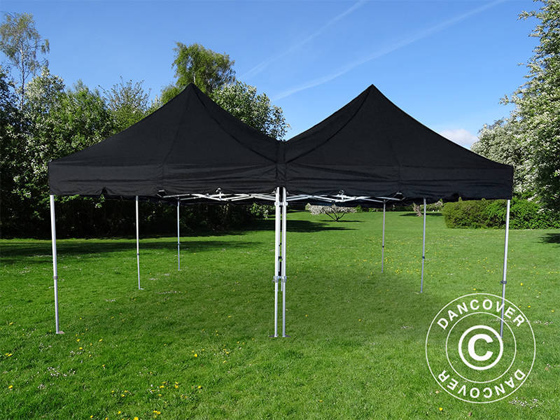 Namiot ekspresowy FleXtents PRO Peak Pagoda 6x6m, Czarny