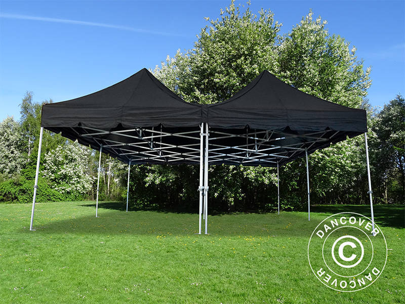 Namiot ekspresowy FleXtents PRO Peak Pagoda 6x6m, Czarny