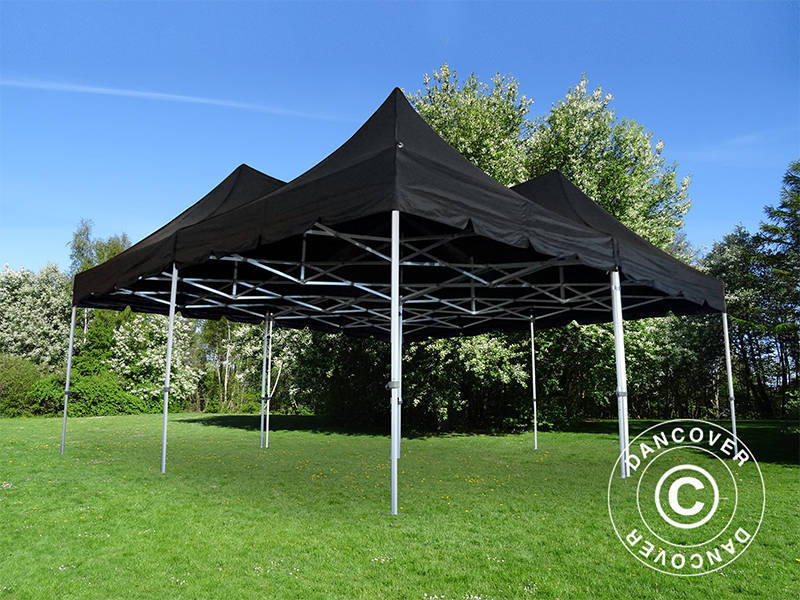 Namiot ekspresowy FleXtents PRO Peak Pagoda 6x6m, Czarny