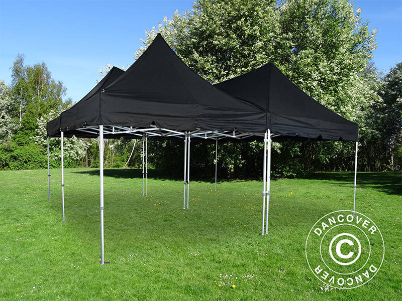 Namiot ekspresowy FleXtents PRO Peak Pagoda 6x6m, Czarny
