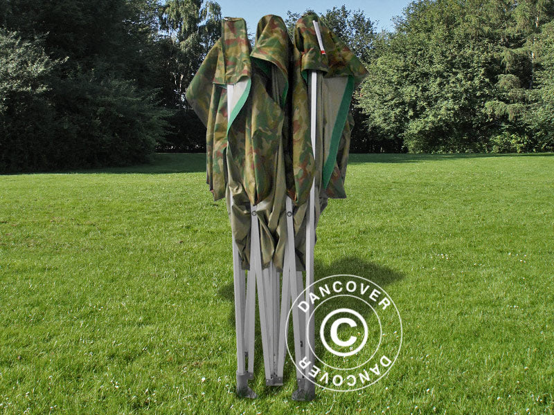 Namiot Ekspresowy FleXtents Xtreme 50 4x4m Kamuflaż/Wojskowy, mq 4 ściany boczne