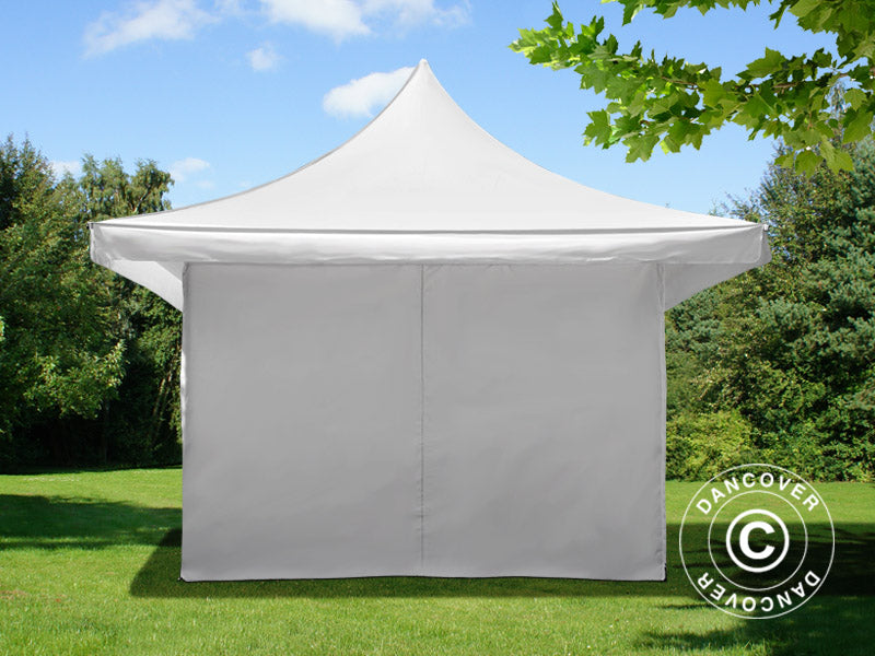 Namiot ekspresowy FleXtents Pagoda Xtreme 50 4x4m / (5x5m) Biały, mq 6 ściany boczne