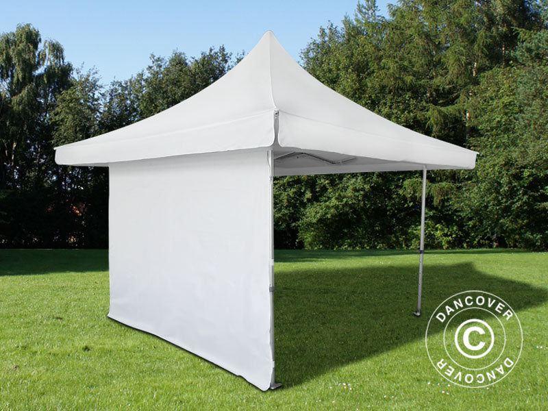 Namiot ekspresowy FleXtents Pagoda Xtreme 50 4x4m / (5x5m) Biały, mq 6 ściany boczne