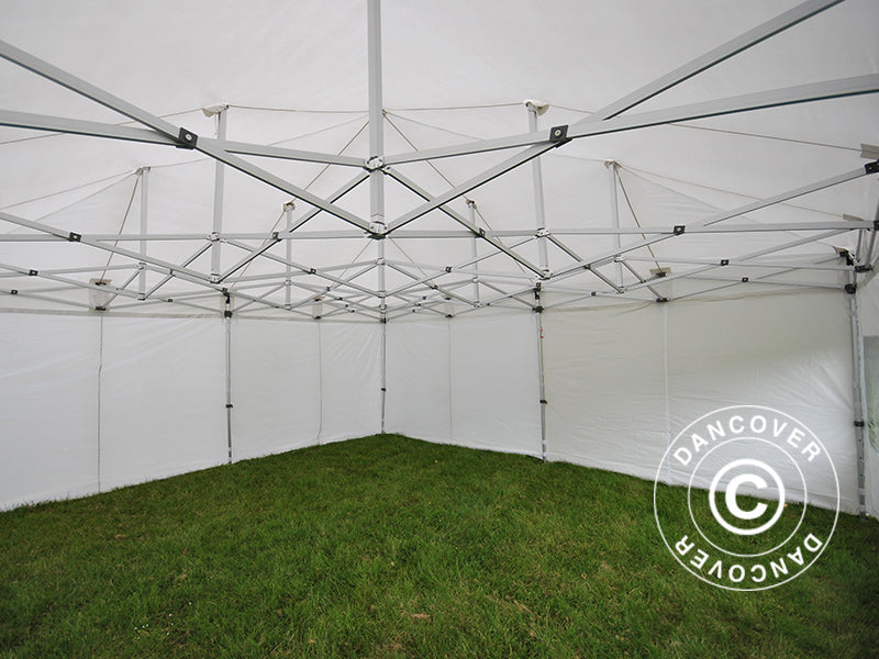 Namiot Ekspresowy FleXtents Xtreme 50 6x6m Biały, mq 8 ściany boczne