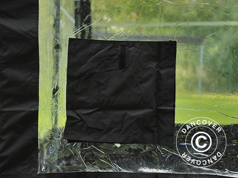 Składany garaż FleX Carcover, 2,5x5m, Czarny