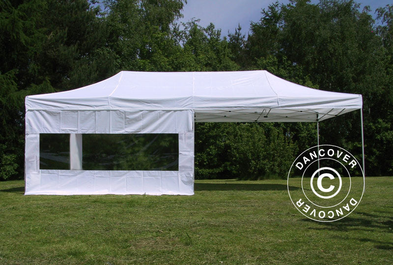 Namiot Ekspresowy FleXtents Xtreme 60 4x8m Bialy, mq 6 sciany boczne