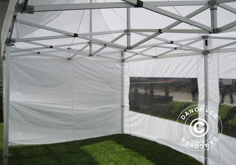 Namiot Ekspresowy FleXtents PRO 2,5x5m Biały, mq 6 ściany boczne
