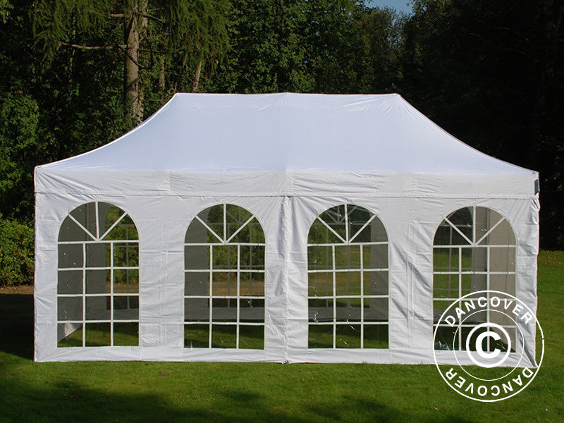 Namiot Ekspresowy FleXtents PRO Vintage Style 3x6m Biały, mq 6 ściany boczne