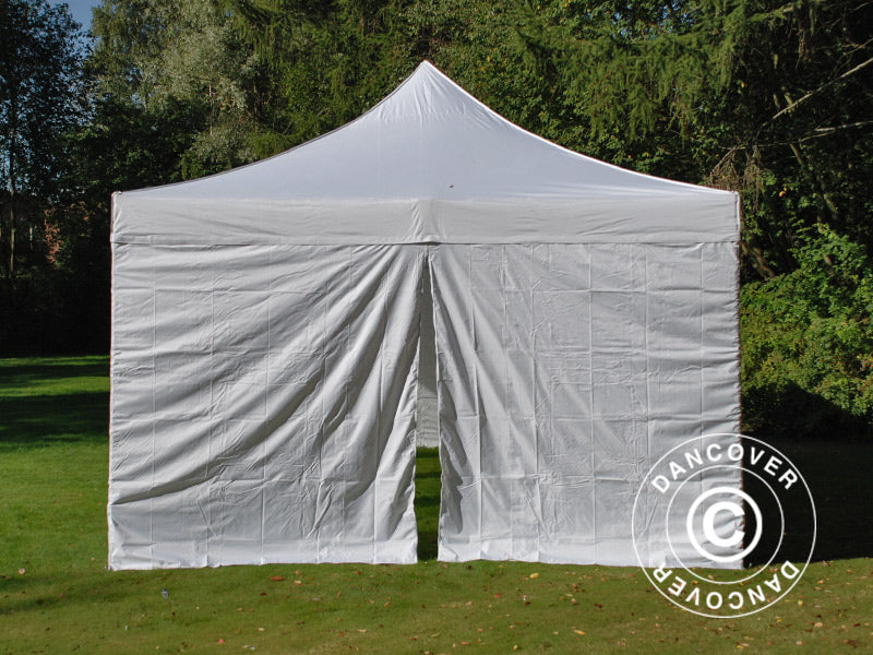 Namiot Ekspresowy FleXtents PRO Vintage Style 4x8m Biały, mq 6 ściany boczne