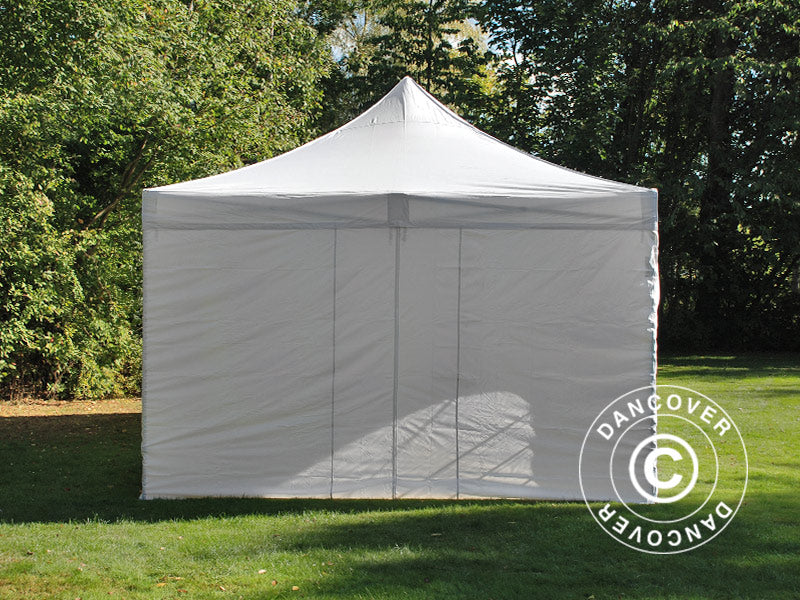 Namiot Ekspresowy FleXtents PRO Vintage Style 4x8m Biały, mq 6 ściany boczne