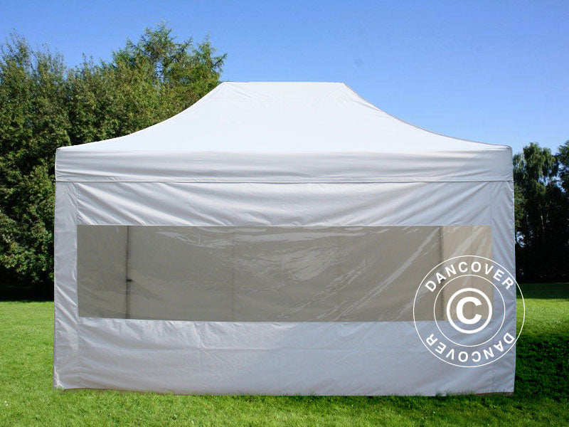 Namiot Ekspresowy FleXtents PRO Steel 3x4,5m, Biały, mq 4 ściany boczne