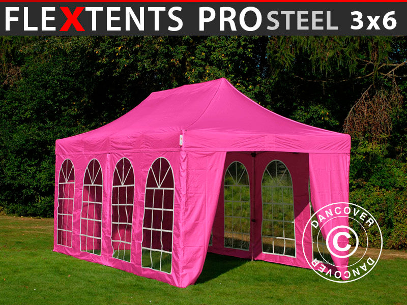 Flext. Pro Steel 3x6m Pink Top+Frame+SWK YU+GL