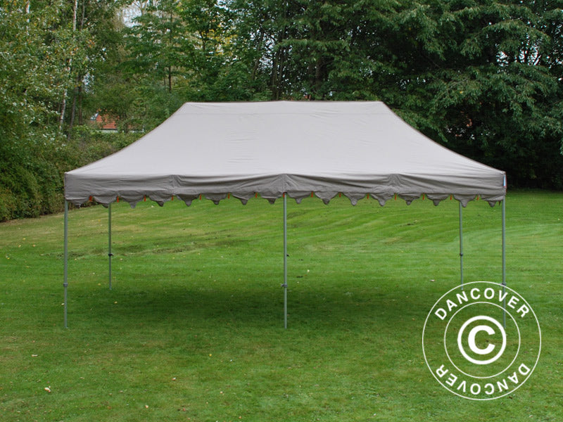 Namiot Ekspresowy FleXtents PRO Steel "Raj" 3x6m Latte/Pomaranczowy