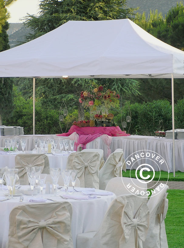 Namiot Ekspresowy FleXtents PRO Steel 4x6m Biały, Ogniotrwale