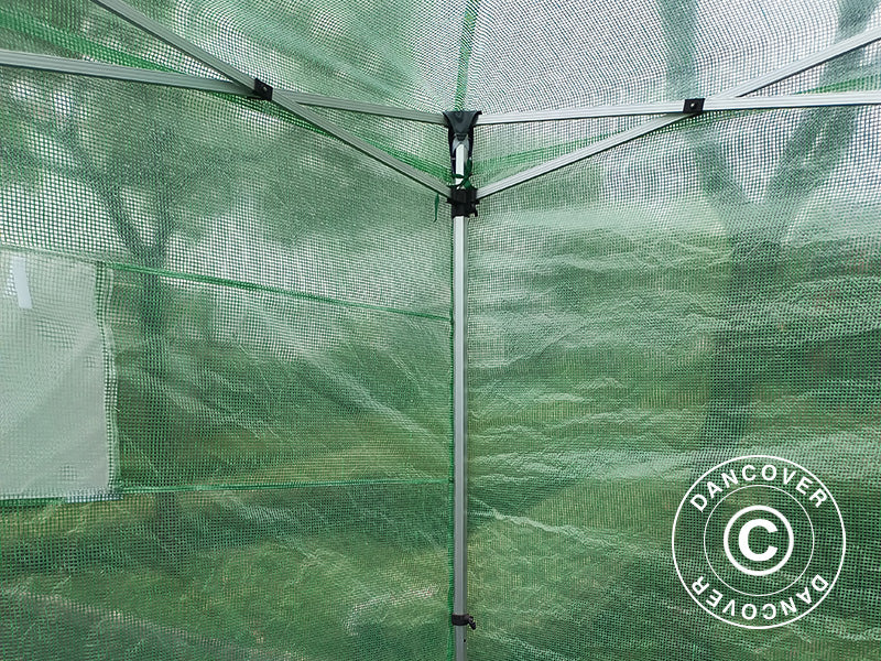 Szklarnia FleX 3x3m, PE, Przezroczysta/Zielona