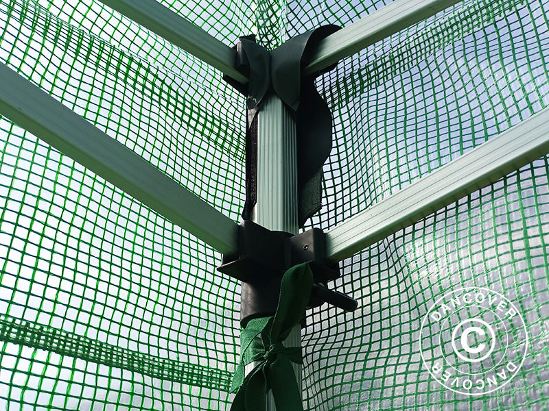 Szklarnia FleX 3x3m, PE, Przezroczysta/Zielona