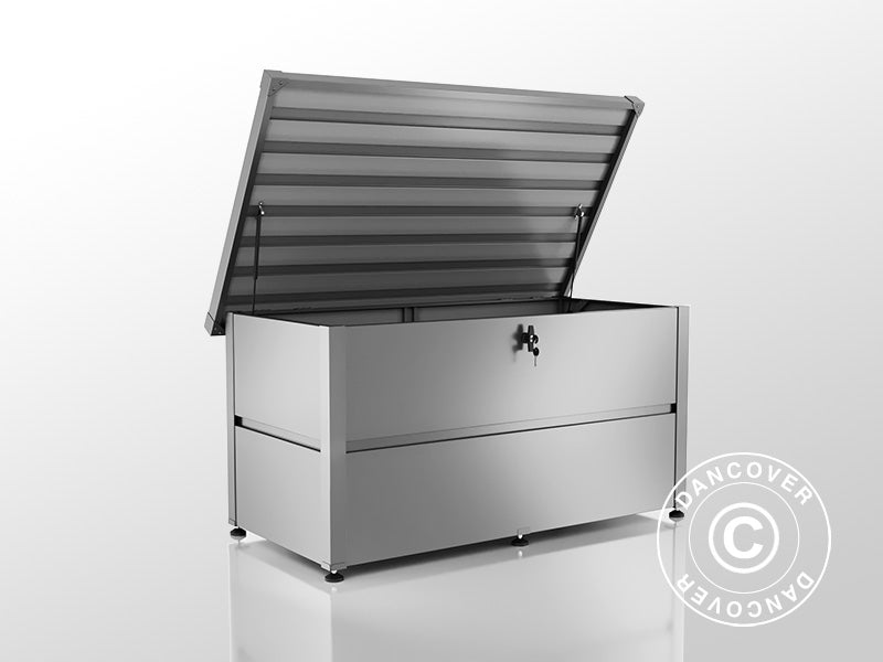 Metal Garden Box S 401L 0,65x1,35x0,69m Silver