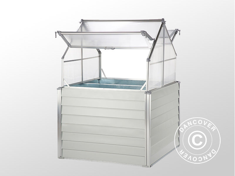 Mini szklarnia 1,2x1,2x1,69m, 1,44m², Biały