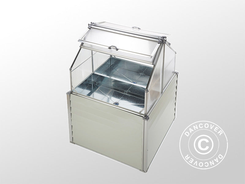 Mini szklarnia 1,2x1,2x1,69m, 1,44m², Biały