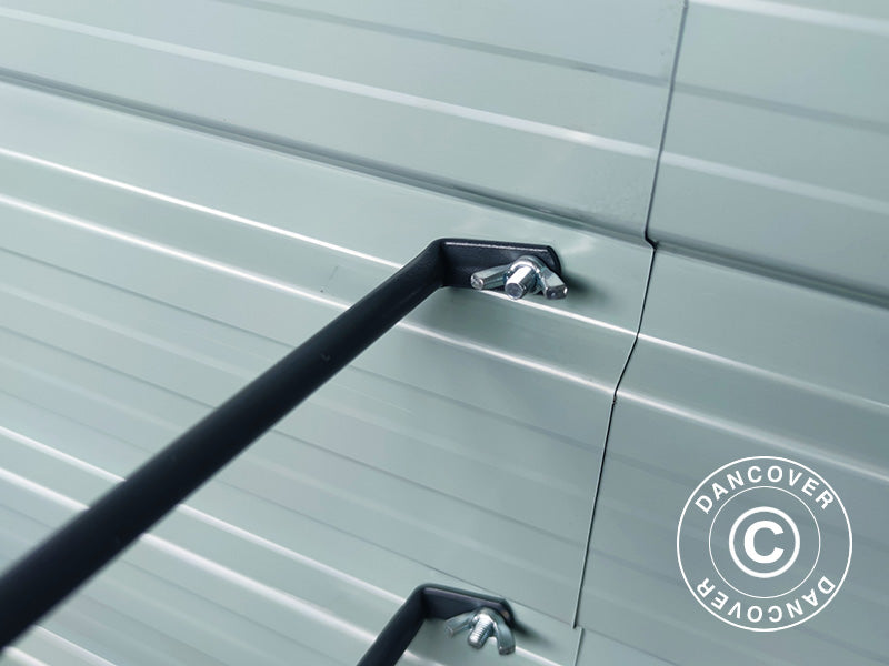 Podwyższona grządka ogrodowa, 0,9x1,8x0,47m, 800l, Antracyt