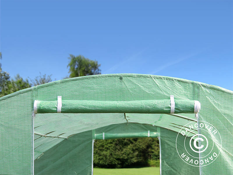 Tunel foliowy 4x6,6x2m, 26,4m&sup2;, Zielony