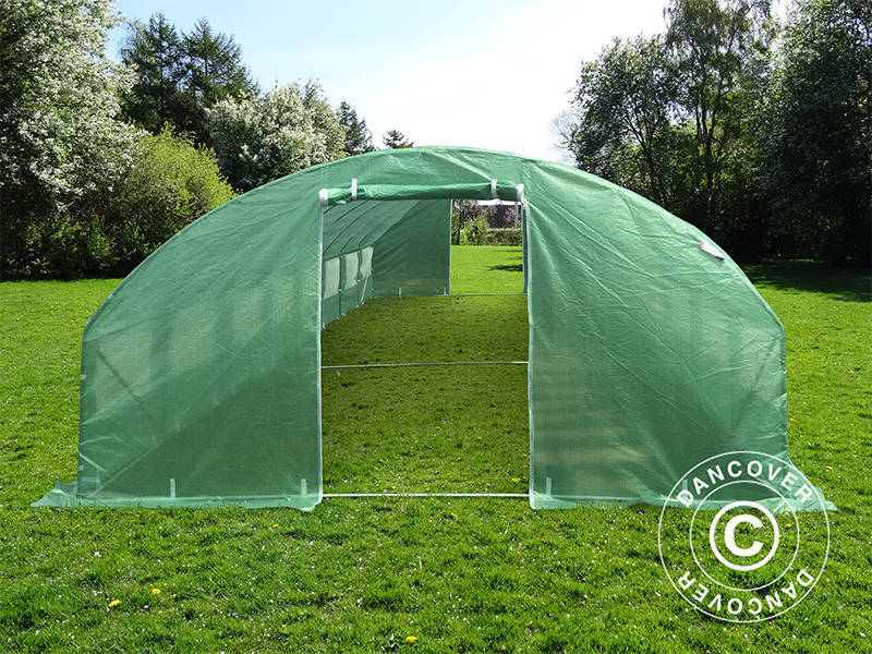 Tunel foliowy 4x10,6x2m, 42,4m², Zielony