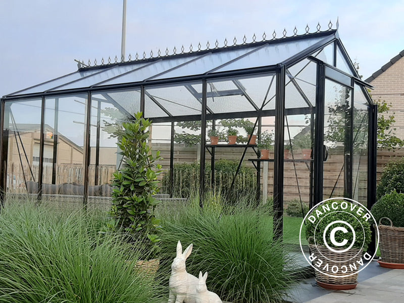 Greenhouse FLORA 2,32x3,71x2,35m Black