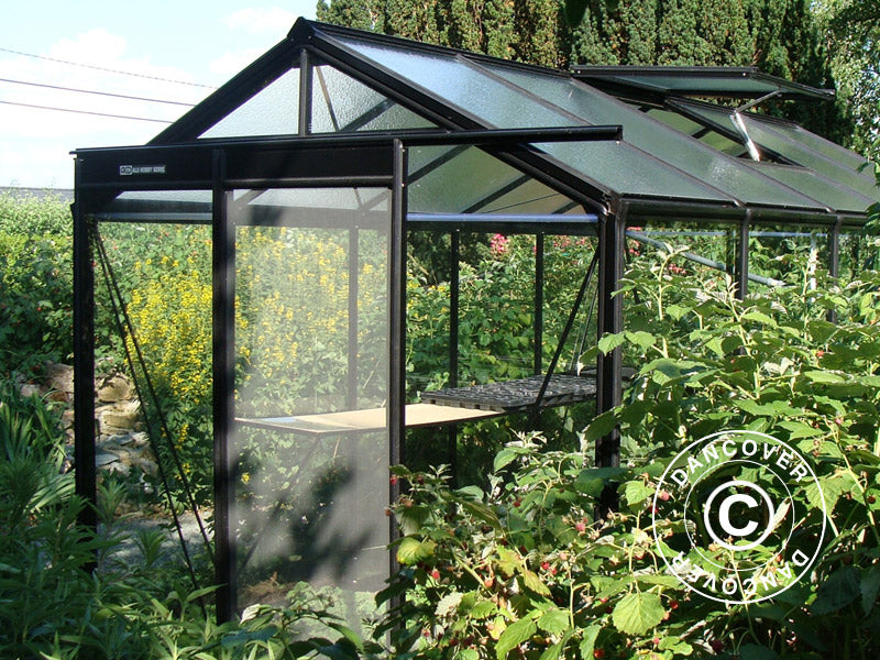 Greenhouse FLORA 2,32x3,71x2,35m Black