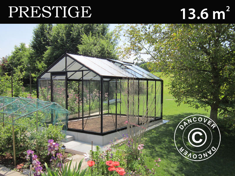 Greenhouse FLORA 3,06x4,45x2,83m Black