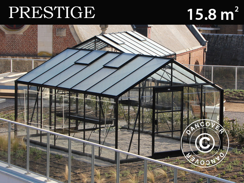 Greenhouse FLORA 3,06x5,19x2,59m Black