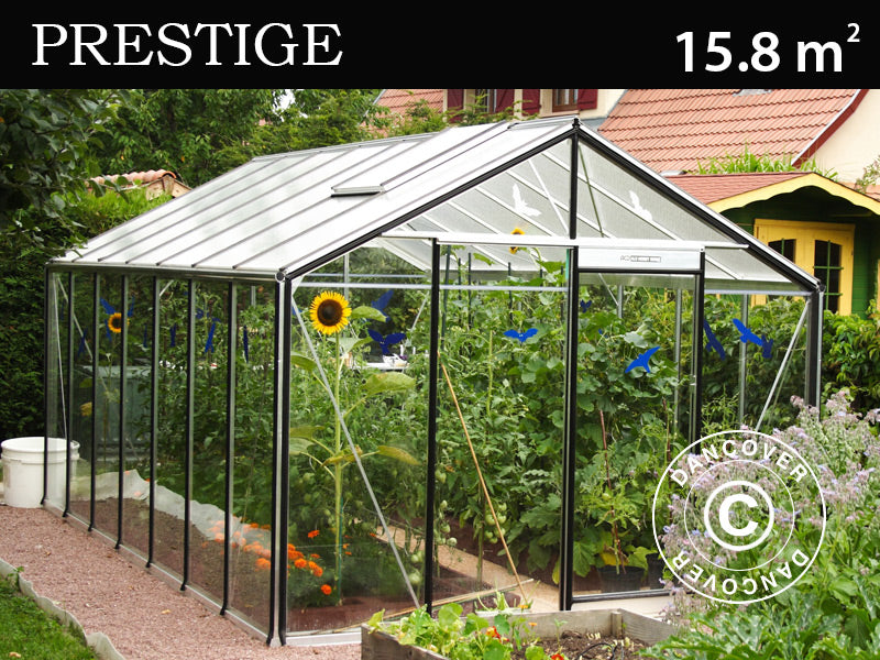 Greenhouse FLORA 3,06x5,19x2,59m Alu