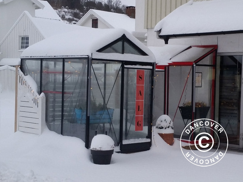 Greenhouse PICCOLO 1,59x2,24x2,21m Black