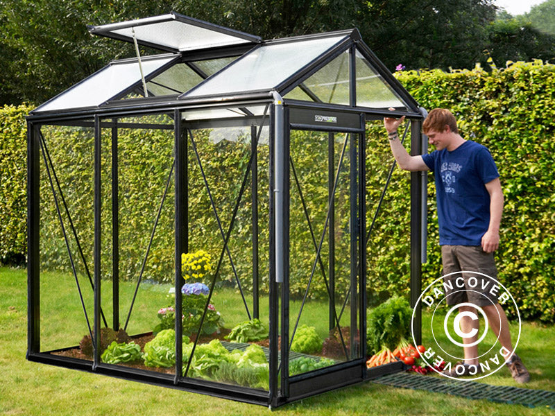 Greenhouse PICCOLO 1,59x2,98x2,21m Black