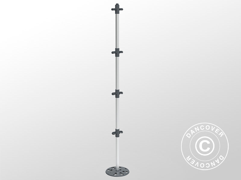 Tyczka, TOMATO BUDDY, Antracyt/Srebro