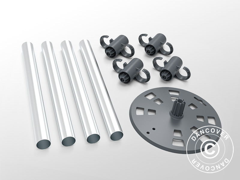 Tyczka, TOMATO BUDDY, Antracyt/Srebro