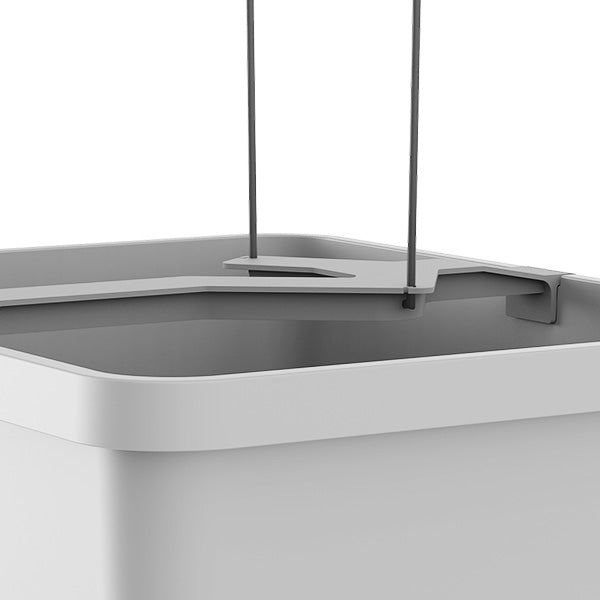 Donica ,CURT CUCUMBER, z tyczką i zbiornikiem na wodę, Jasnoszara