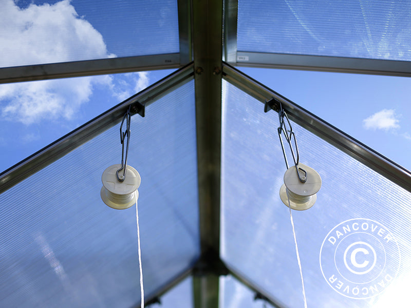 Szklarnia z poliwęglanu Balance 11,1m², Palram/Canopia, 3,04x3,66x2,57m, Srebrna