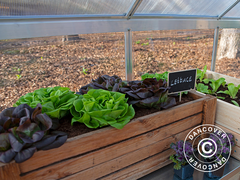 Szklarnia z poliwęglanu Balance 14,81m&sup2;, Palram/Canopia, 2,44x6,07x2,29m, Srebrny