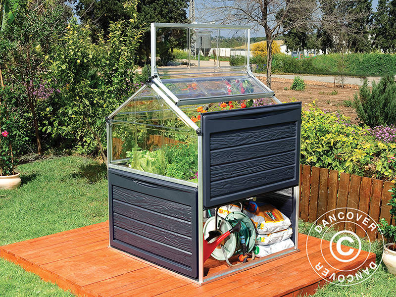 Mini szklarnia PLANT INN, Palram/Canopia, 1,18x1,18x1,48m, Przezroczysta