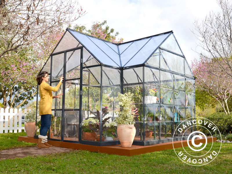 Oranżeria z poliwęglanu VICTORY, 10,41m&sup2;, Palram/Canopia, 3,66x3,05x2,69m, Szara