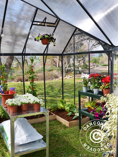 Oranżeria z poliwęglanu VICTORY, 10,41m&sup2;, Palram/Canopia, 3,66x3,05x2,69m, Szara